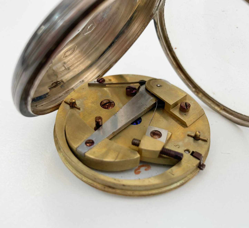 Mid Victorian Silver Cased Paynes Patent Pedometer Retailed by Negretti & Zambra