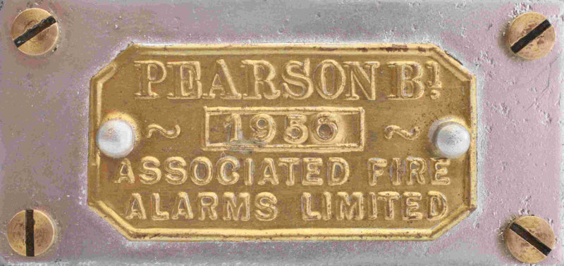 Salesman's Sample of a Pearsons B1 Fire Detector by Associated Fire Alams Limited