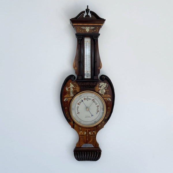 Exhibition Quality Aneroid Wheel Barometer by TB Winter & Son of Newcastle