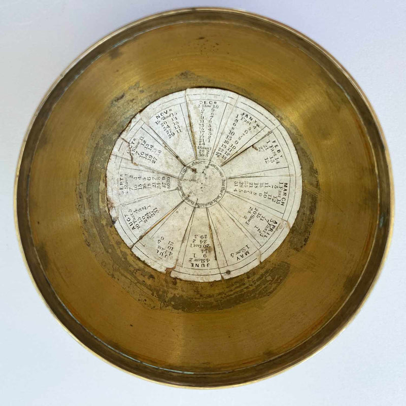 Early Victorian Magnetic Compass Sundial or Porters Dial