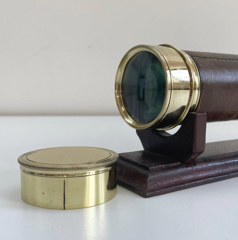 Victorian Telescope by Troughton & Simms with East India Company Engineers Dedication