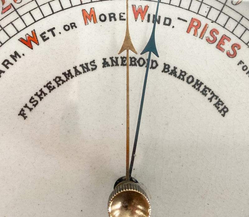 Victorian RNLI Fishermans Aneroid Barometer by Dollond of London
