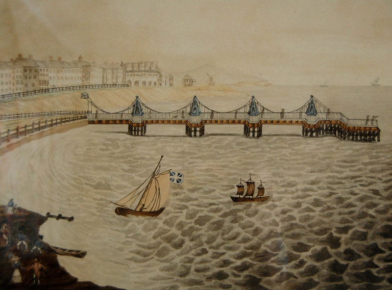 Regency Period Painting of the Suspension Chain Pier at Brighton