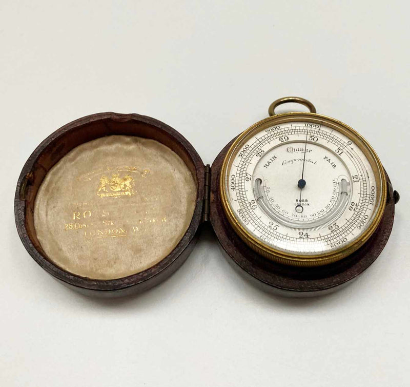 Ross Pocket Barometer Owned by Captain Cecil Bebb - General Franco's Pilot