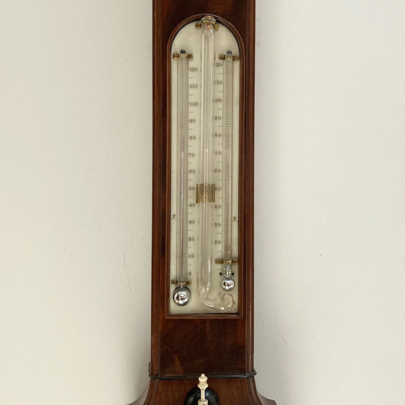 Early Victorian Weather Station Stick Barometer by Andrew Ross London