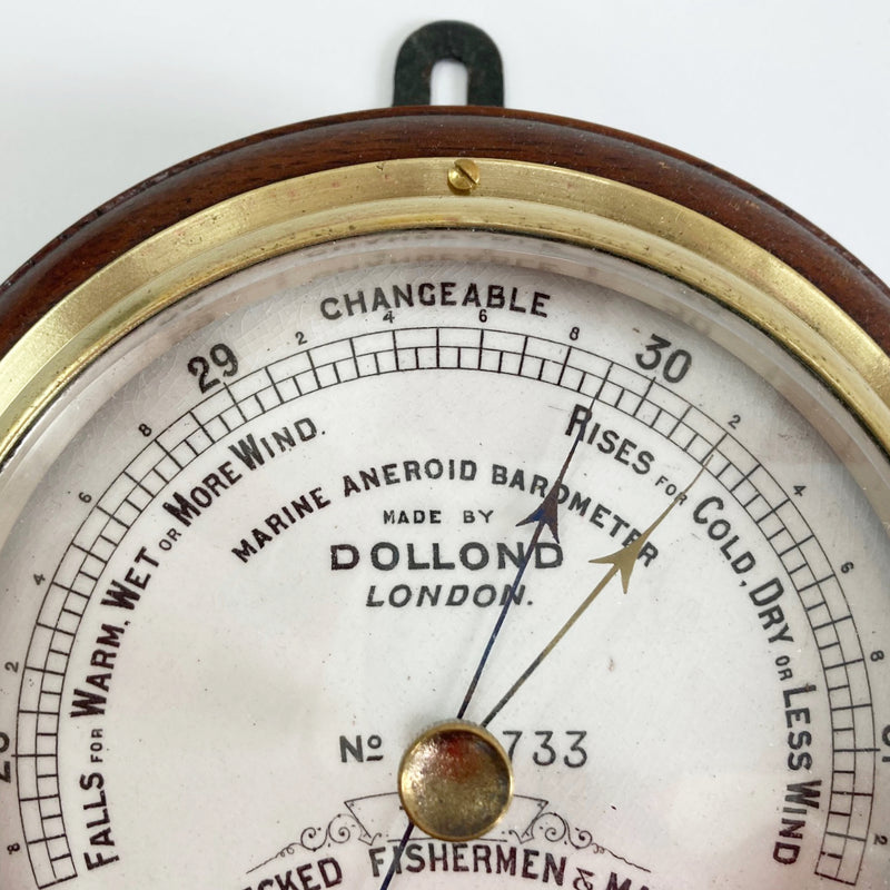 Victorian Shipwrecked Fishermen & Mariners Benevolent Society Barometer by Dollond