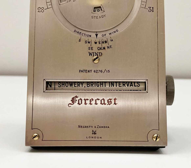 Early Twentieth Century Desktop Weather Forecaster by Negretti & Zambra London - Jason Clarke Antiques