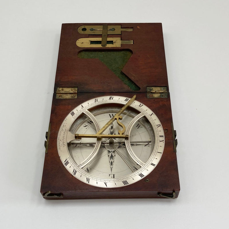Georgian Surveying Compass & Sundial by William Harris & Co London