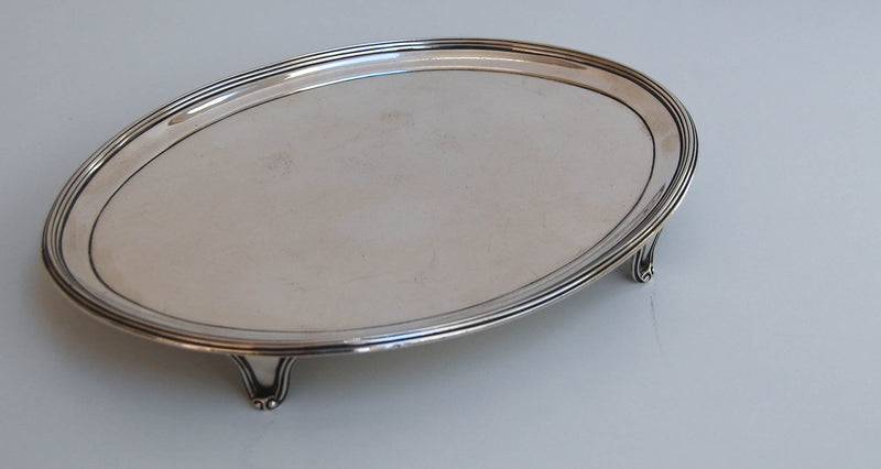 Napoleonic Prize East India Company Silver Salver for the Capture of French Warship La Medee