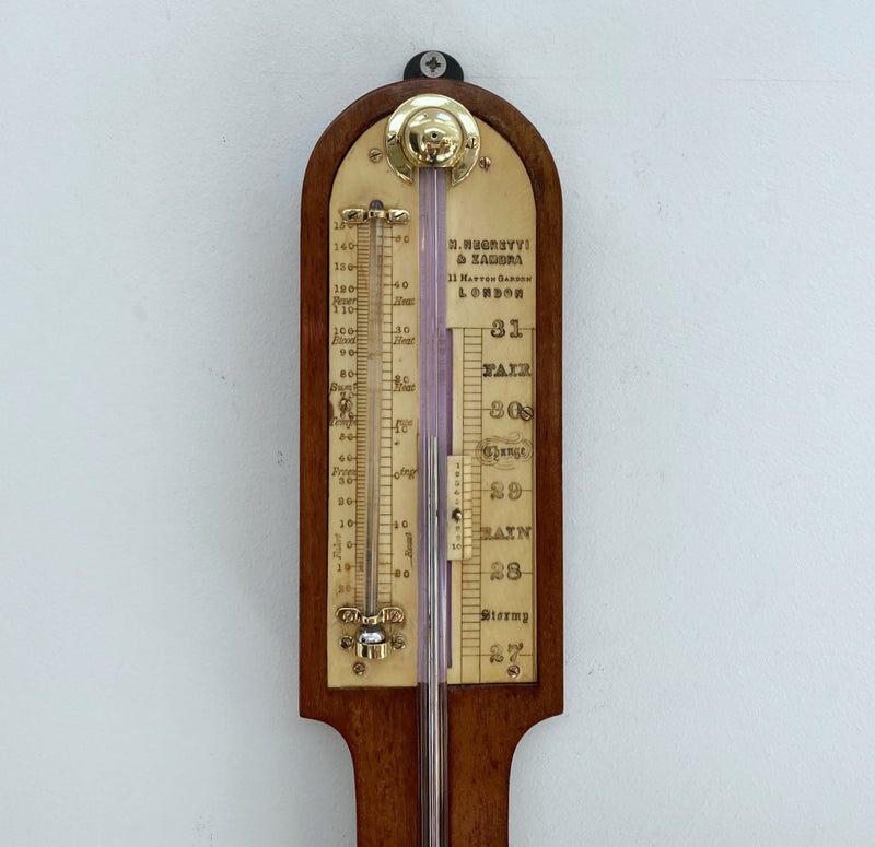 Very Early Stick Barometer by Negretti & Zambra London