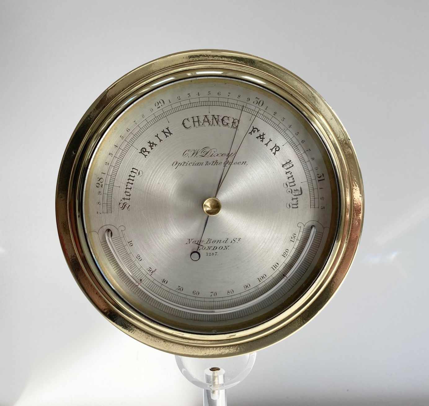 Victorian Aneroid Barometer by CW Dixey of Bond Street London – Jason ...