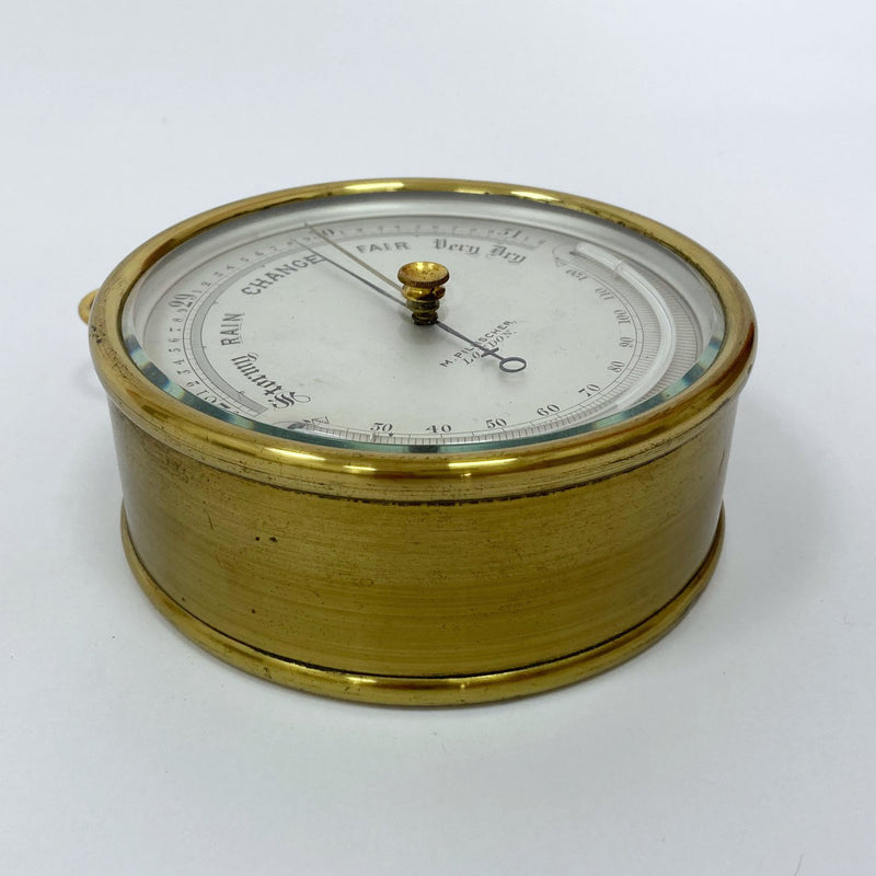 Mid Victorian Aneroid Barometer by M Pillischer of Bond Street, London