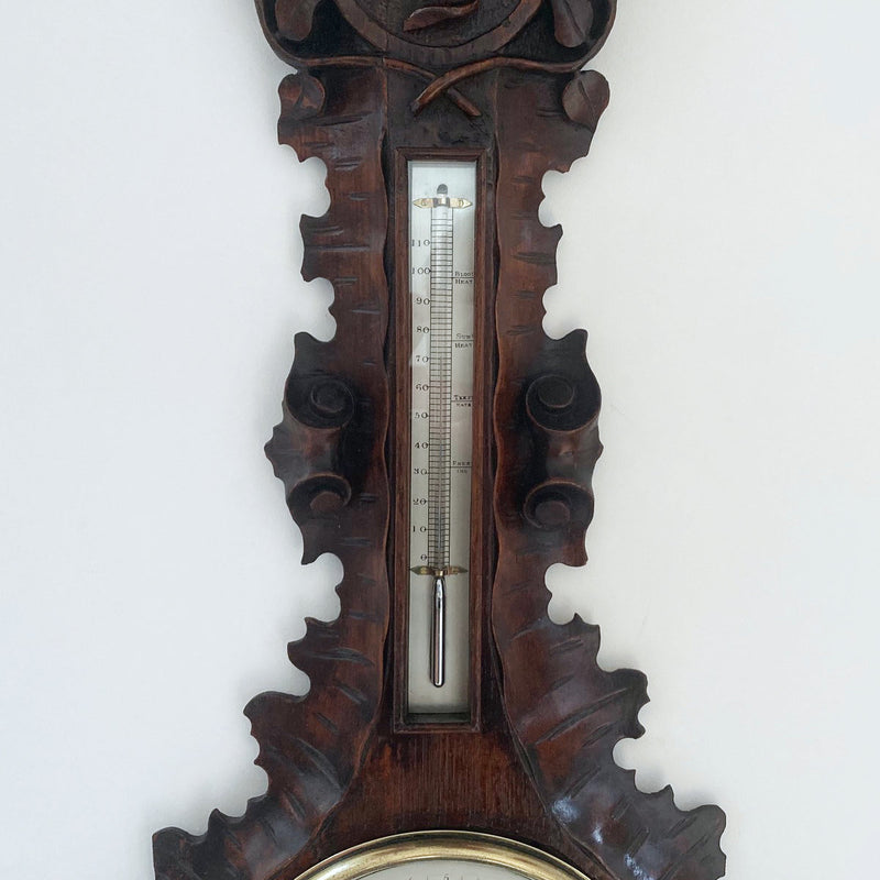 Victorian Wheel Barometer Commemorating the Life of the Duke of Wellington