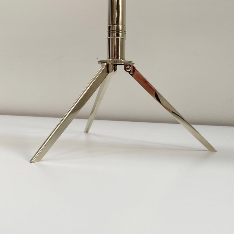 A Cased Early Victorian Nickel Plated & Rosewood Telescope on Stand by Carpenter & Westley London