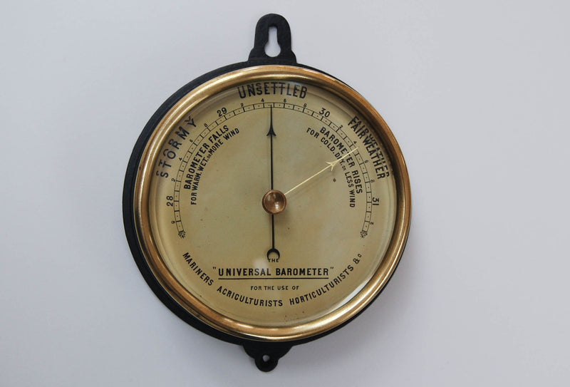 Victorian 'The Universal Barometer' for the use of Mariners, Agriculturist, Horticulturists etc.
