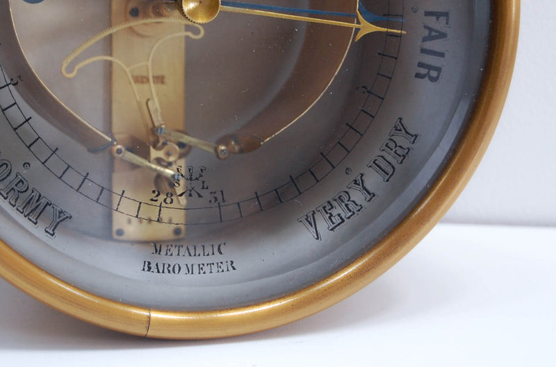 Victor Barometer Victorian Bourdon Barometer by Jules Richard with Painted Glass Dial ...