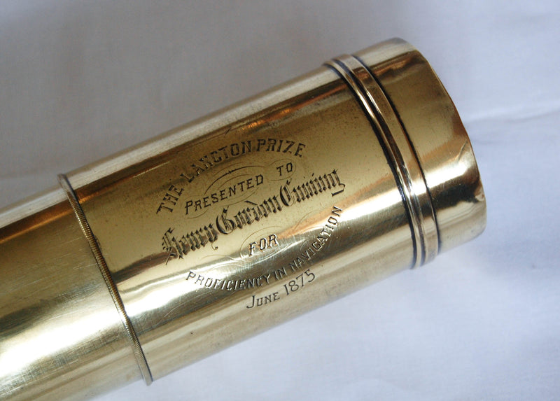 Mid-Victorian Single Draw Day & Night Presentation Telescope by J, Sewill of Liverpool & London