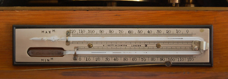 Mid-Victorian Weather Station or Self Recording Aneroid Barometer by Negretti & Zambra