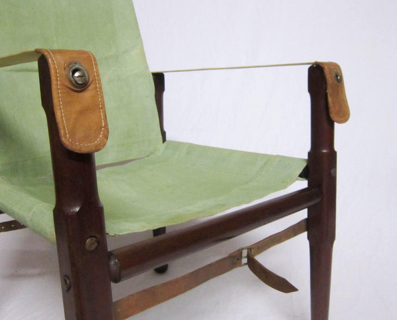 Early Twentieth Century Campaign Roorkhee Chair with Transit Bag - Jason Clarke Antiques