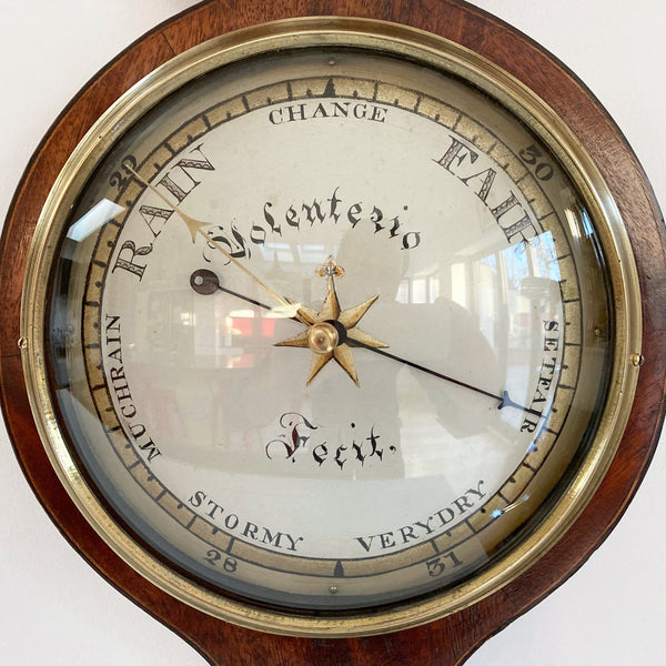 Large Victorian Carved Oak Wall Aneroid Barometer by James Pitkin London –  Jason Clarke Antiques