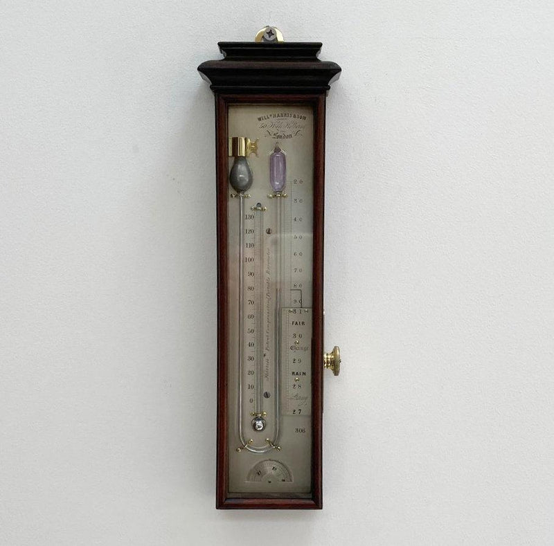 Patent Compensating Portable Barometer by William Harris London - Jason Clarke Antiques
